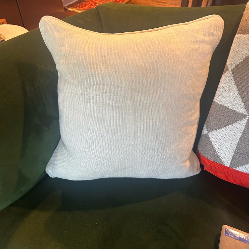 Mitchell Gold + Bob Williams Cream Square Accent Pillow